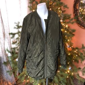 Bella Ella Boutique olive green shimmer jacket